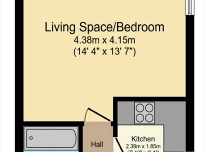 Studio Flat, Capstone Road, ME5
