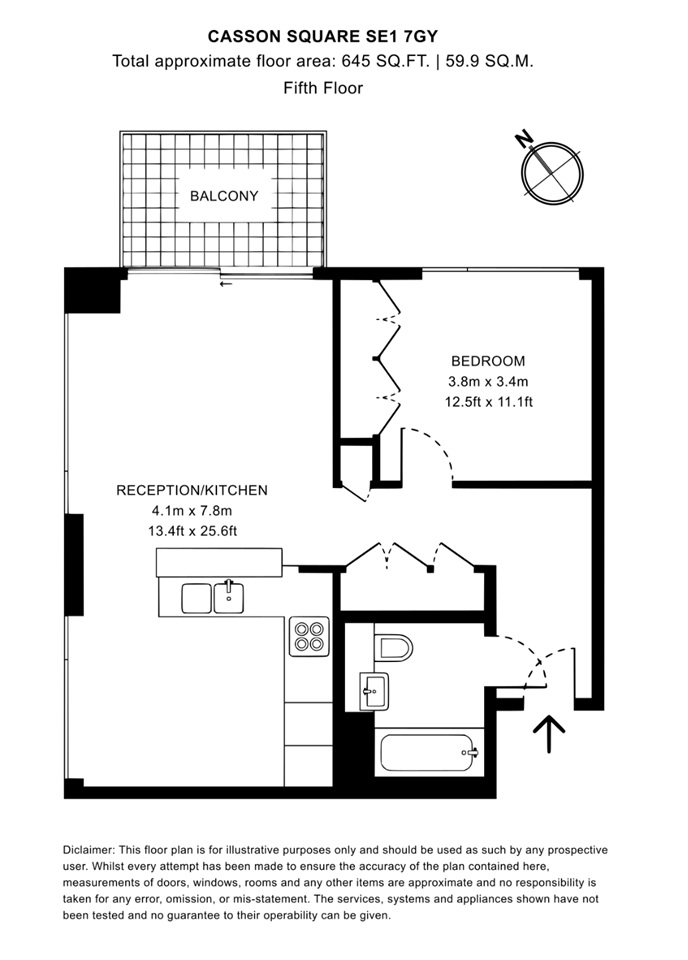 Additional image 16 of 1 Bed Flat, Casson Square, SE1, N1 7GU