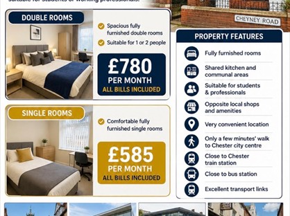 Room in a Shared House, Cheyney Road, CH1