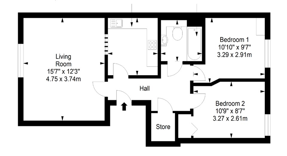 2 Bed Flat, Bethlehem Way, EH7 photo 5