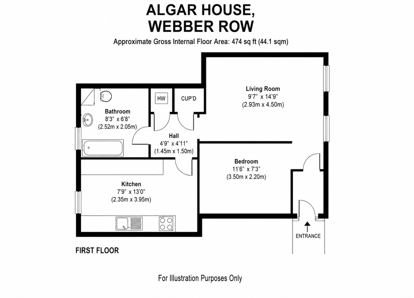Additional image 12 of 1 Bed Flat, Algar House, SE1, N1 7GU
