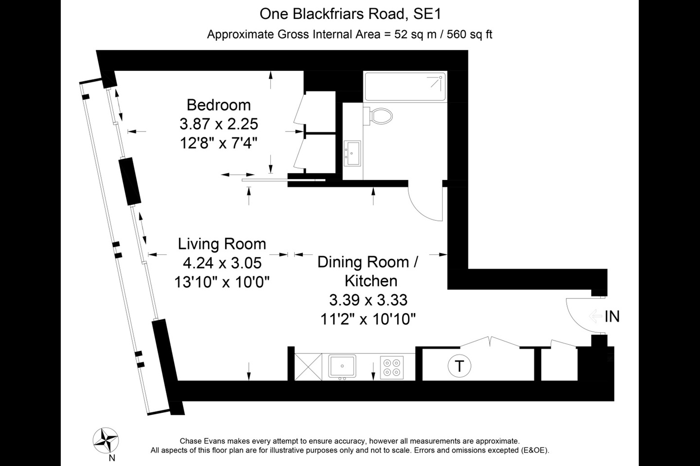 Additional image 9 of Studio Flat, Blackfriars Road, SE1, N1 7GU