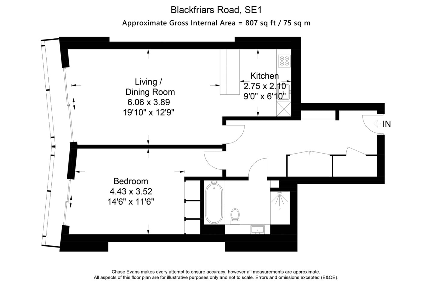 Additional image 10 of 1 Bed Flat, Blackfriars Road, SE1, N1 7GU
