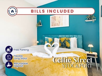 4 bed terraced house for rent in 4 Bed Terraced House, Celtic Street, SK1