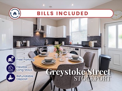 3 bed terraced house for rent in 3 Bed End Terrace, Greystoke St, SK1
