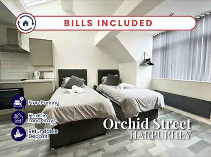 Studio Flat, Orchid St, M9