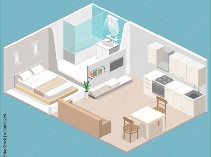 Studio Flat, April Court, CR7