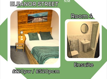 1 bed room for rent in Room in a Shared House, Eleanor St, DN32