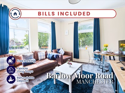 3 Bed Maisonette, Barlow Moor Road, M21