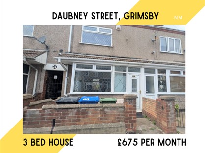 3 Bed Terraced House, Daubney St, DN35