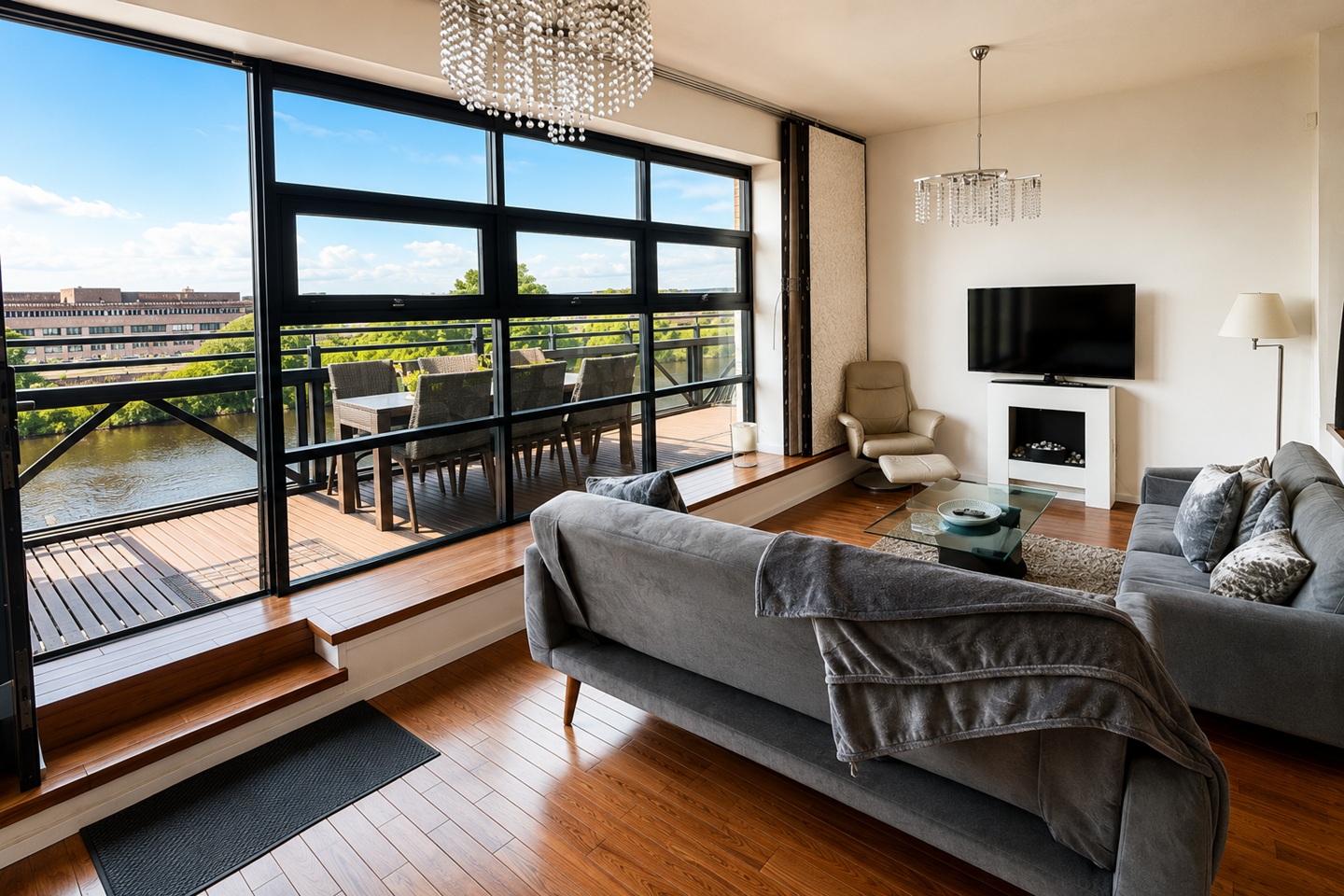 3 Bed Penthouse, Clyde Street, G1