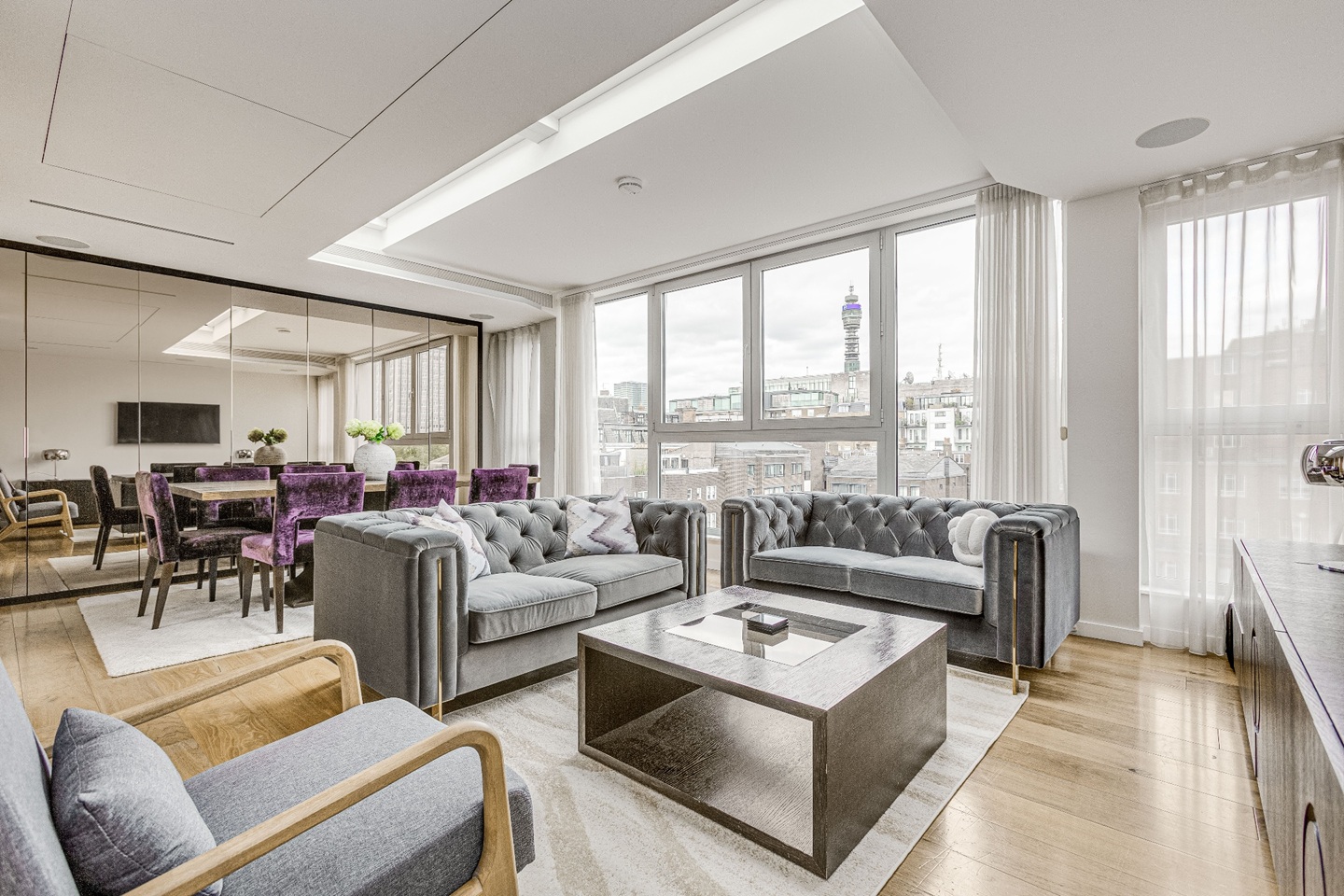 3 Bed Penthouse, Harley St, W1G