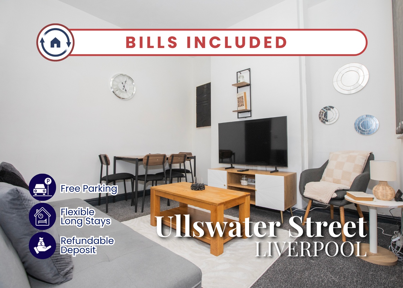 3 Bed End Terrace, Ullswater St, L5