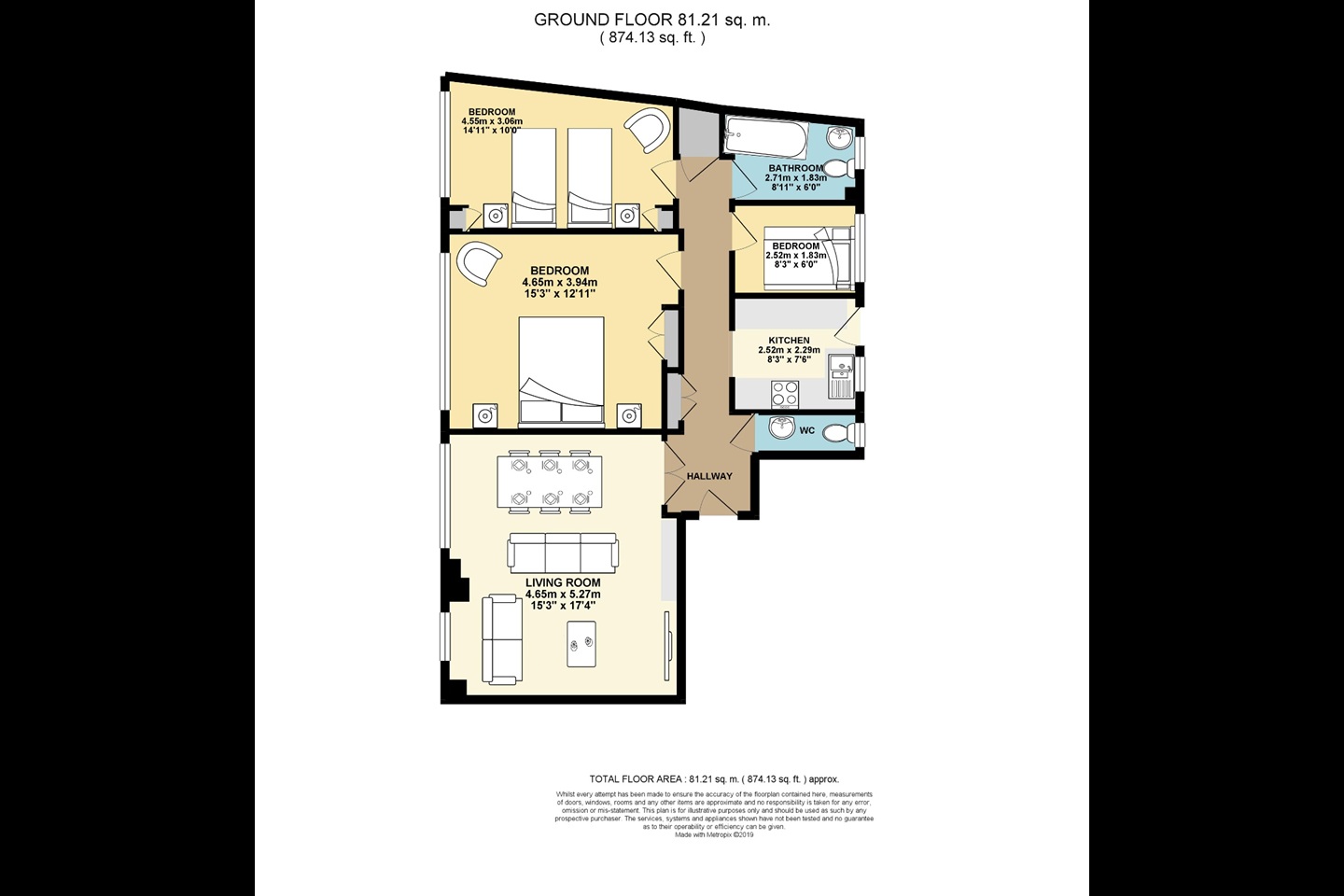 3 Bed Flat, Embassy Court, BN1 photo 5