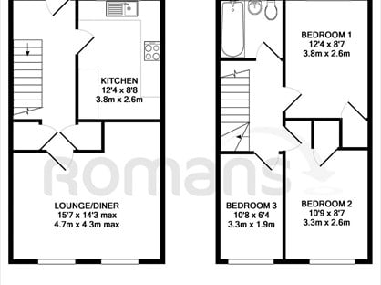 3 Bed Maisonette, Fleet Road, GU51