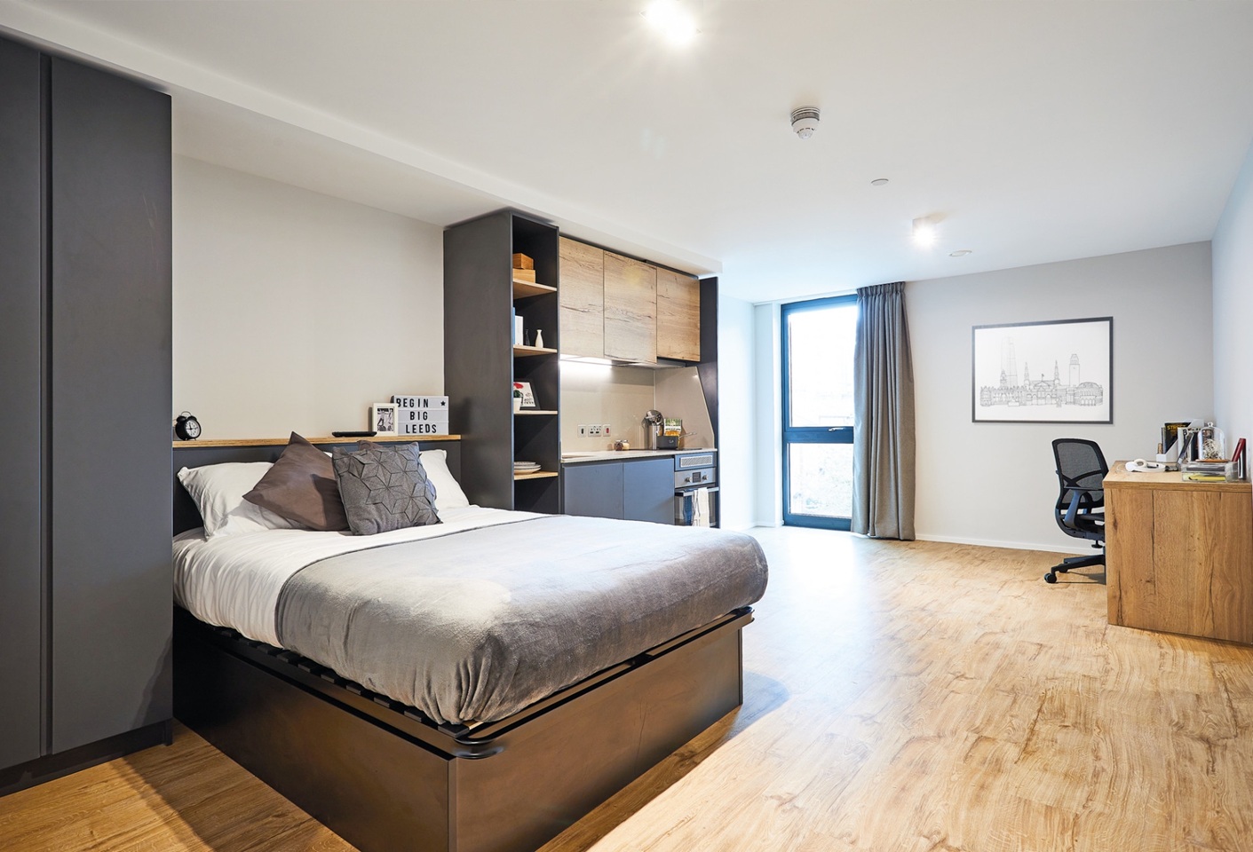 Studio Flat, Vita Student Portland Crescent, LS1