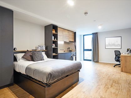 Studio Flat, Vita Student Portland Crescent, LS1
