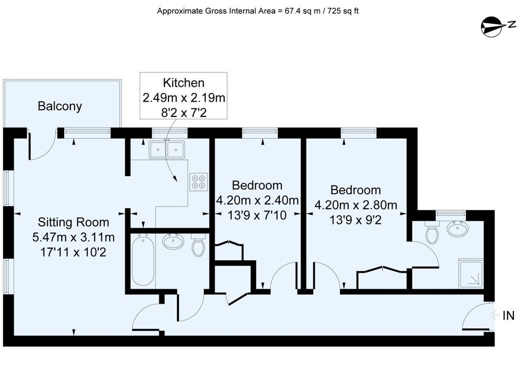 2 Bed Flat, Woodins Way, OX1 photo 5