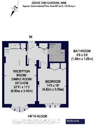 1 Bed Flat, Grove End Gardens, NW8 photo 2