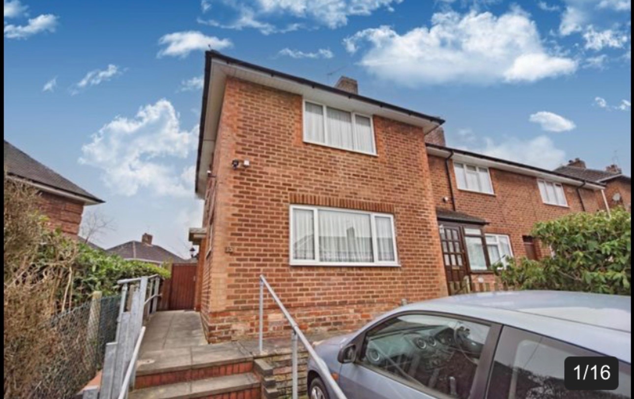 3 Bed End Terrace, Greenstead Road, B13