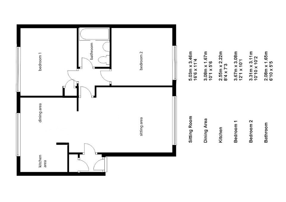 2 Bed Flat, Cambanks, CB4 photo 2