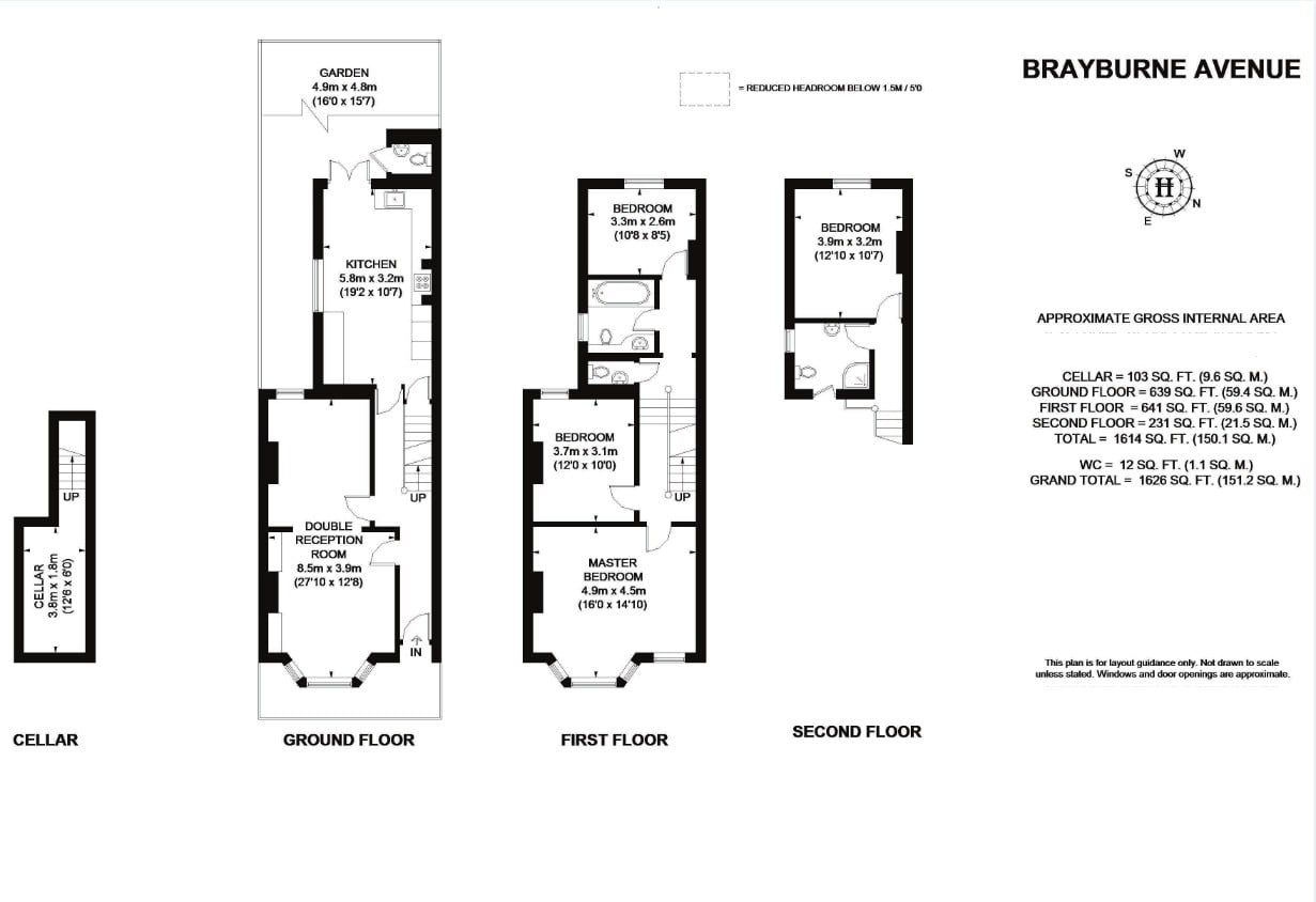 4 Bed Terraced House, Brayburne Avenue, SW4