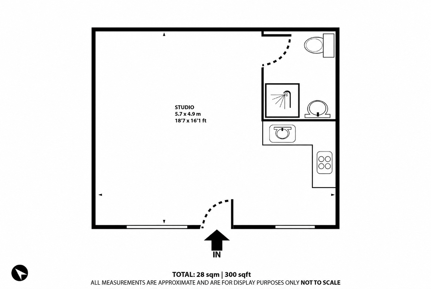 Studio Flat, Kings Wharf, E8