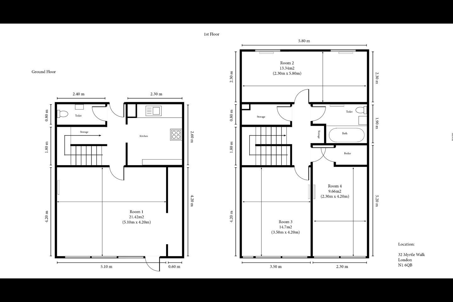 3 Bed Maisonette, Myrtle Walk, N1 photo 2