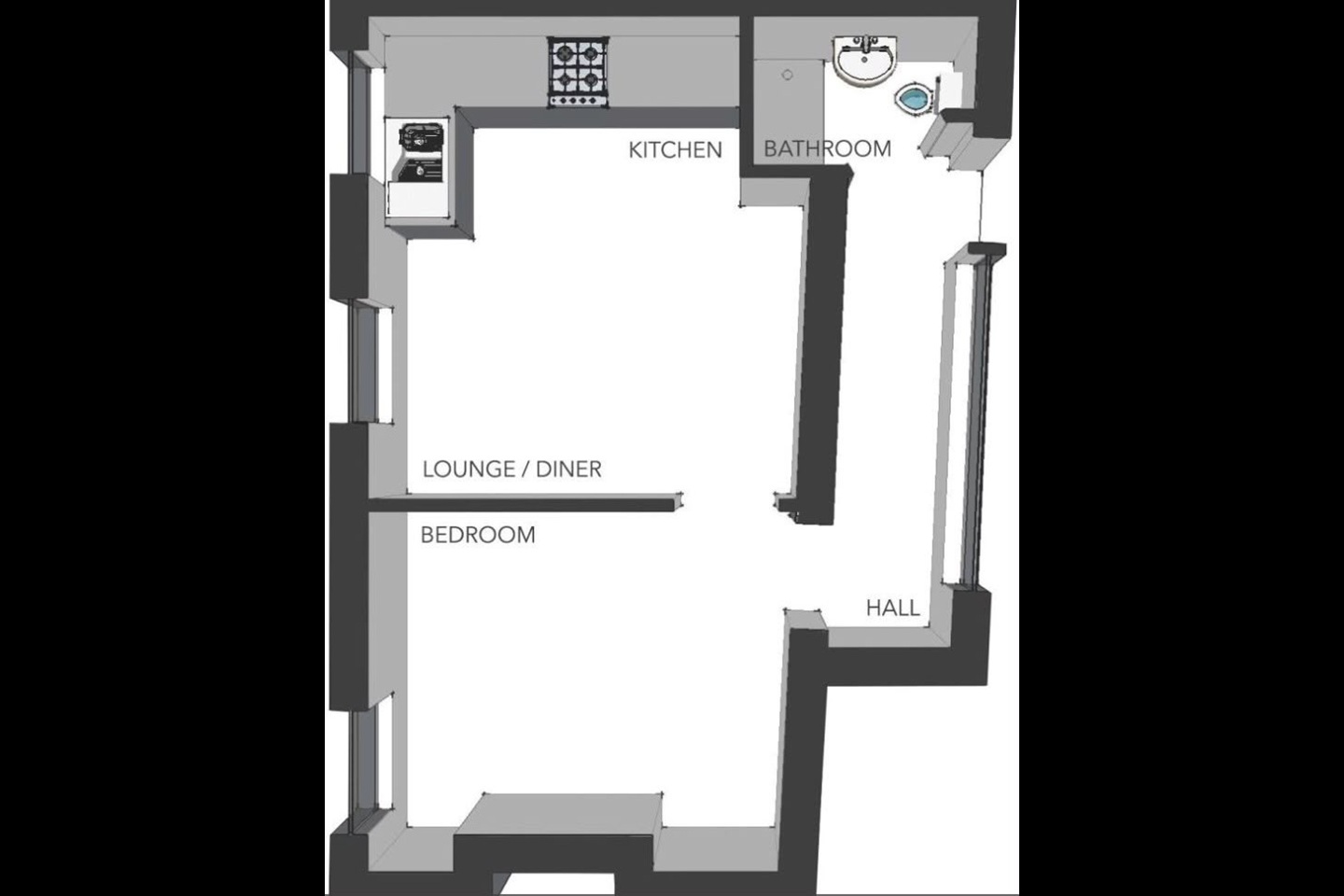 1 Bed Flat, Baldwin St, BS1 photo 4