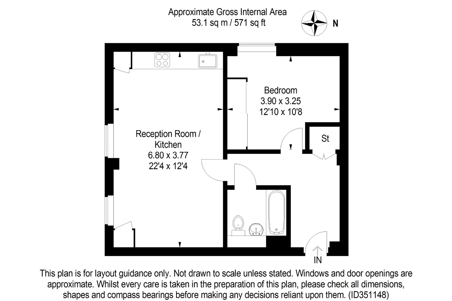 Additional image 10 of 1 Bed Flat, St. John's Hill, SW11, N1 7GU