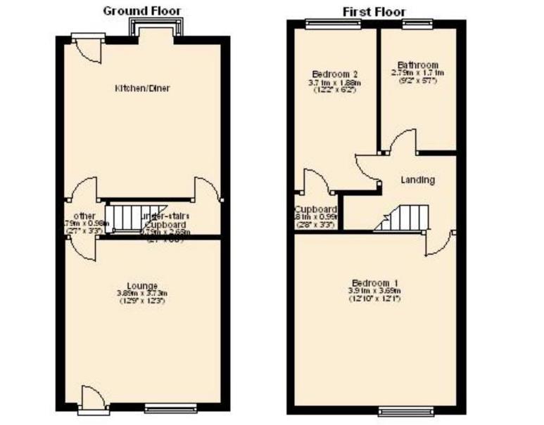 Failsworth, Manchester 2 Bed Terraced House, Brookdale Street, M35 To Rent Now for £850.00 p/m