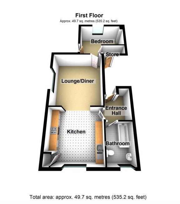 Additional image 12 of 1 Bed Flat, Machon Bank, S7, N1 7GU