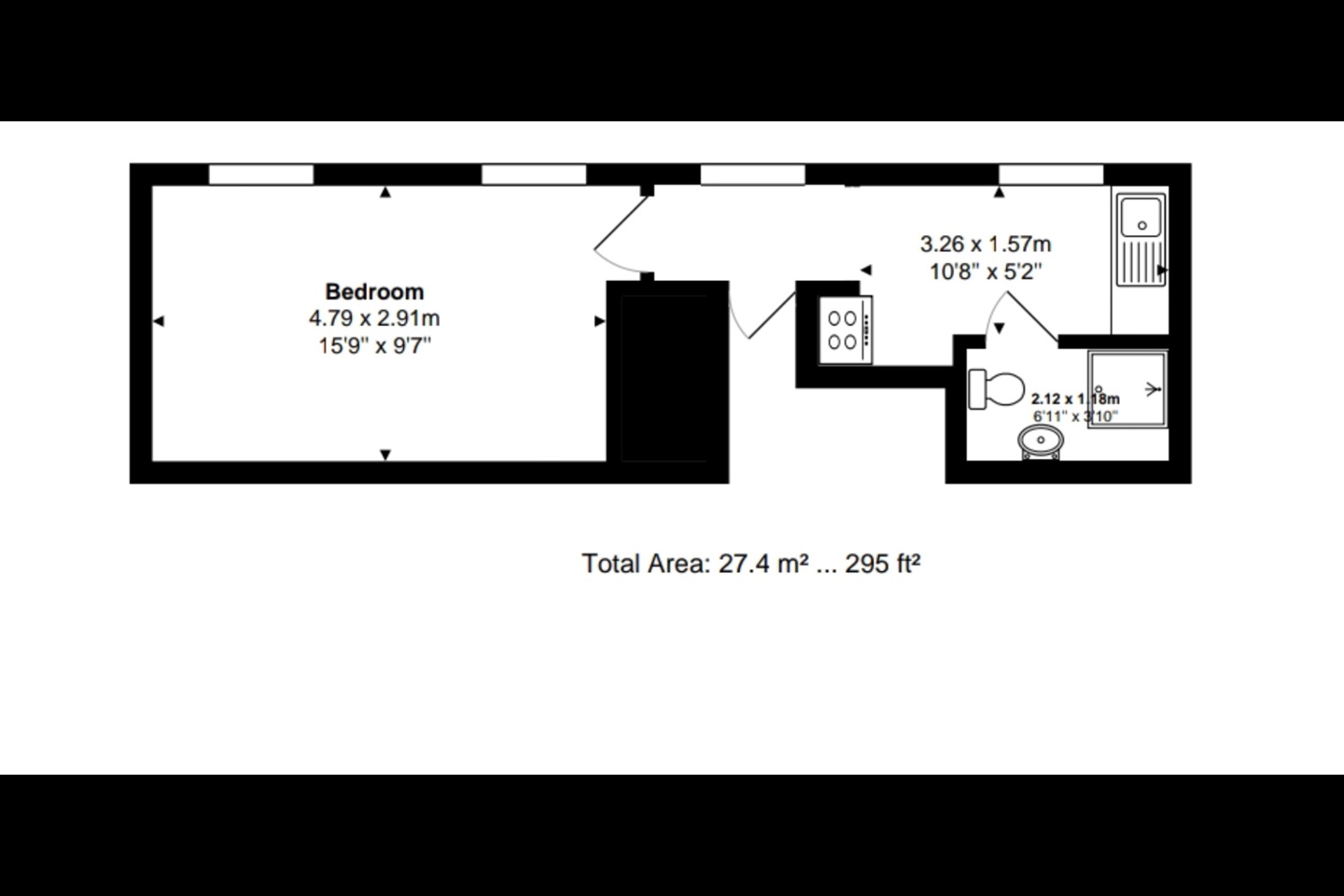 Studio Flat, London, E8 photo 3