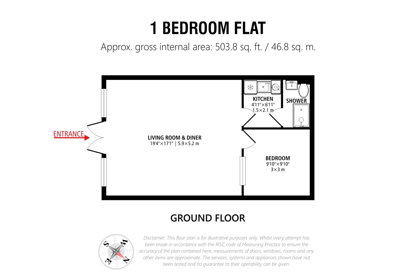 London 1 Bed Flat, Calvin Street, E1 To Rent Now for £1,700.00 p/m