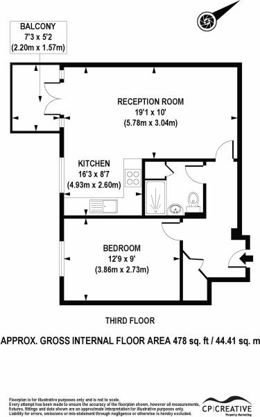 Additional image 10 of 1 Bed Flat, Thames Heights, SE1, N1 7GU