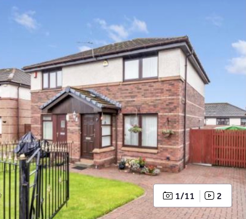 Barrhead, Glasgow - 2 Bed Semi-Detached House, Stewart Crescent, G78 ...