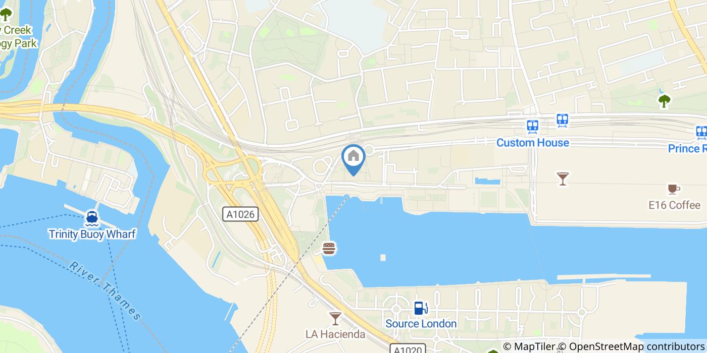 2 Bed Flat, Adriatic Apartments, E16