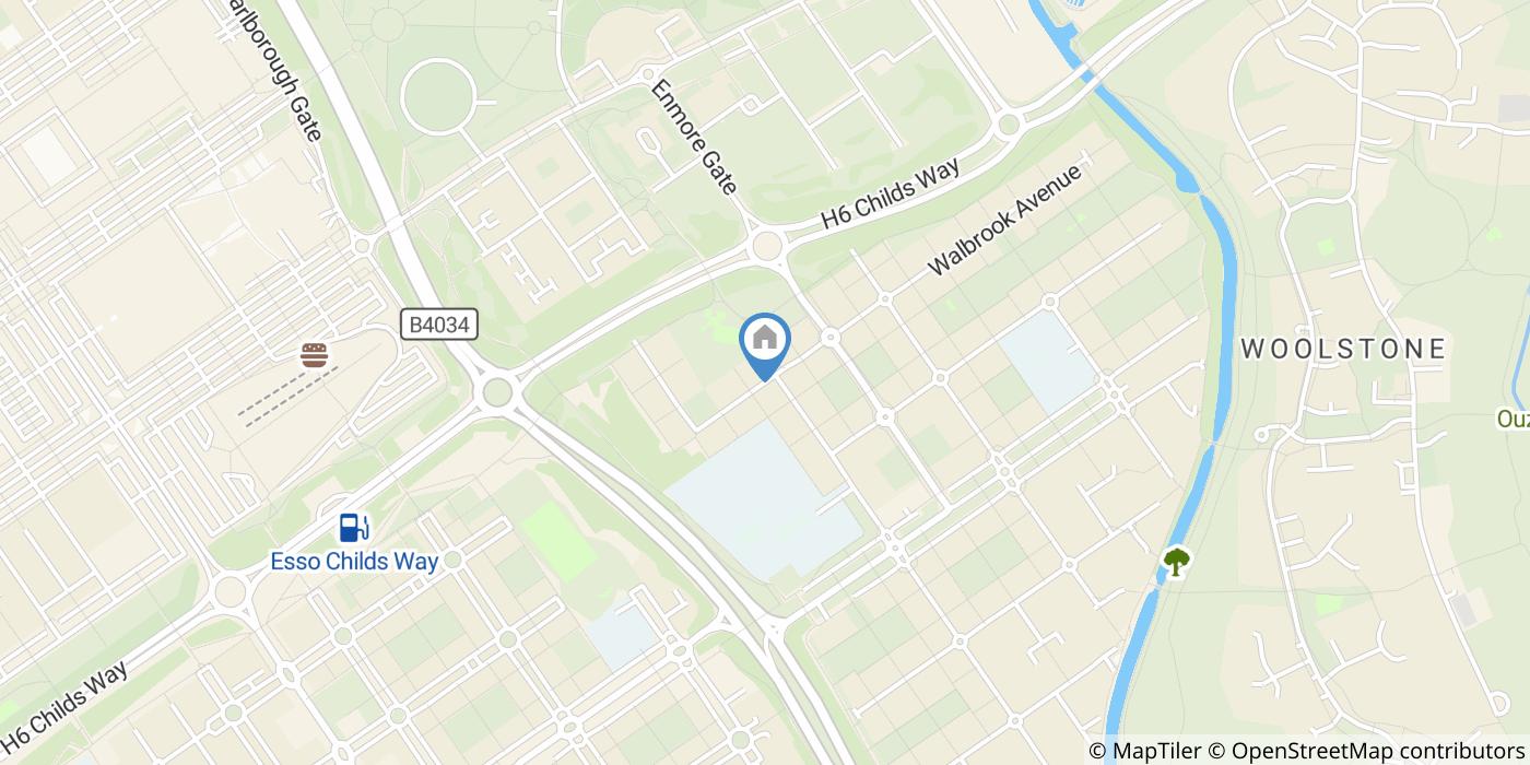 4 Bed Terraced House, Springfield, MK6