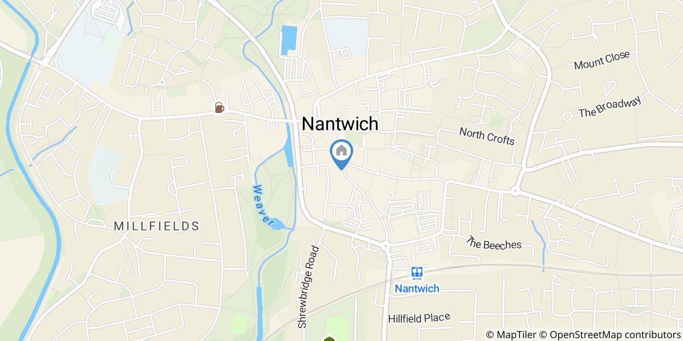 1 Bed Flat, The Bank Apartments, CW5