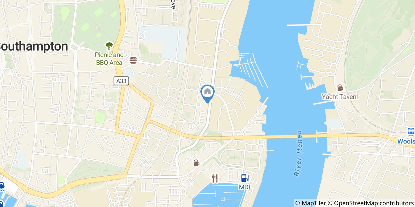 1 Bed Flat, Anglesea Terrace, SO14