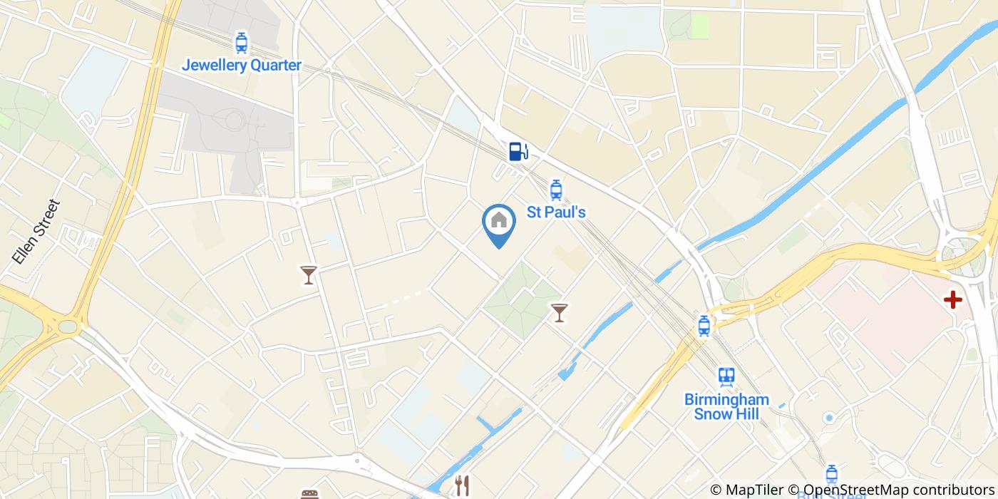 1 Bed Flat, St Pauls Square, B3