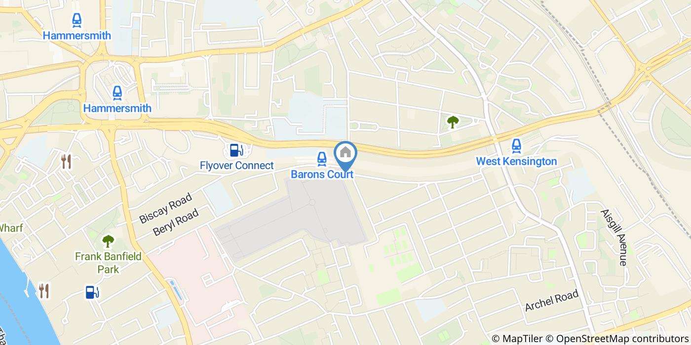 1 Bed Maisonette, Palliser Road, W14