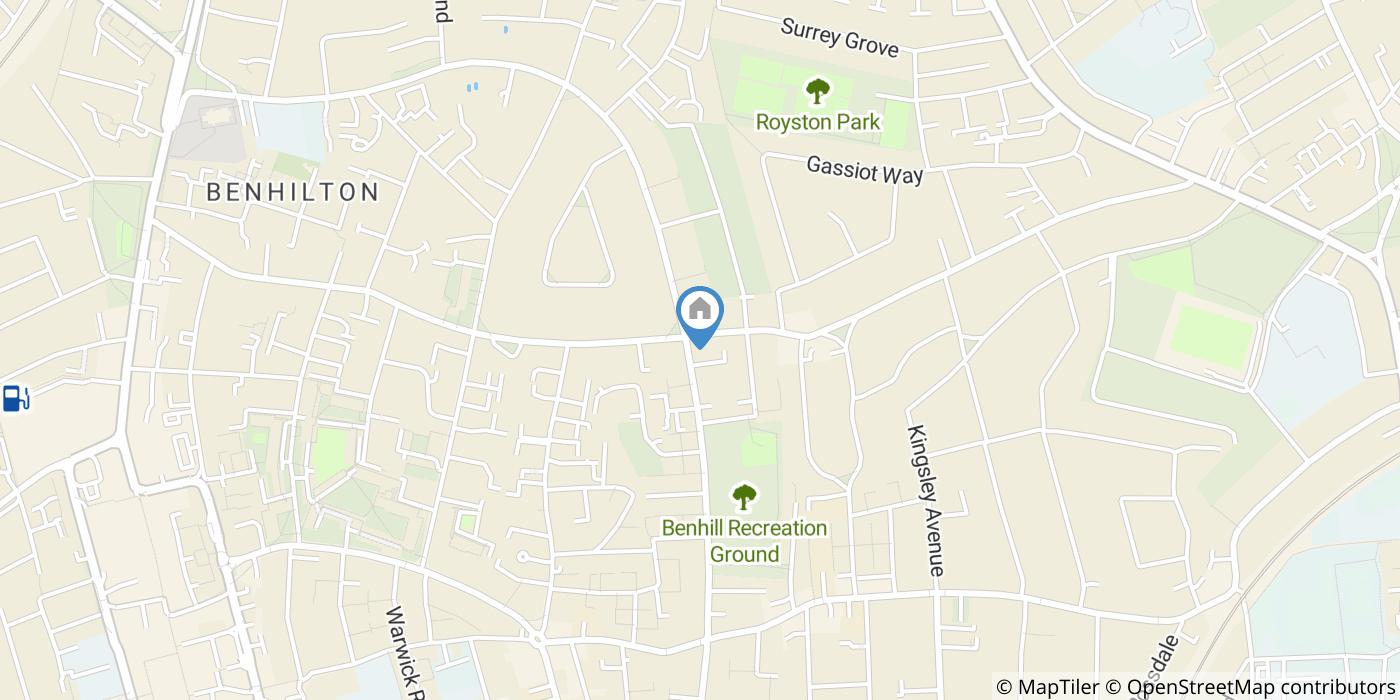 2 Bed Flat, Benhill Road, SM1