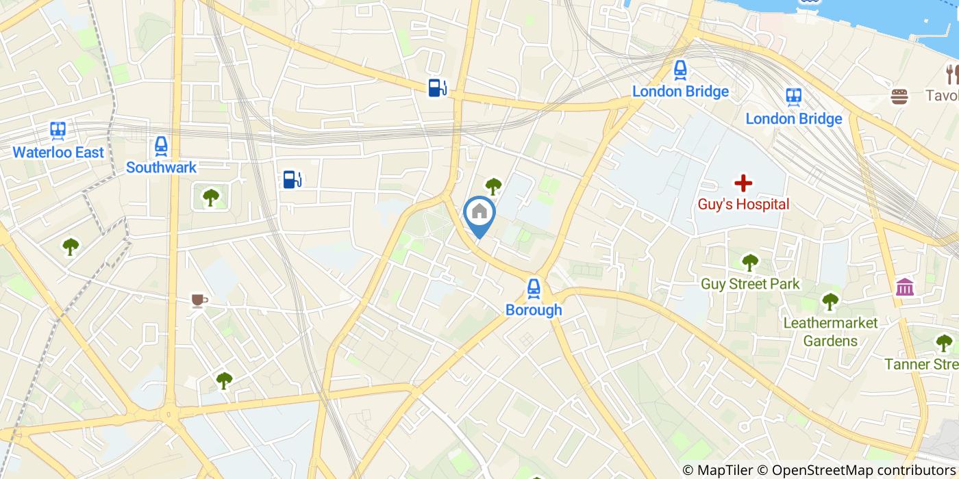 1 Bed Penthouse, Marshalsea Road, SE1