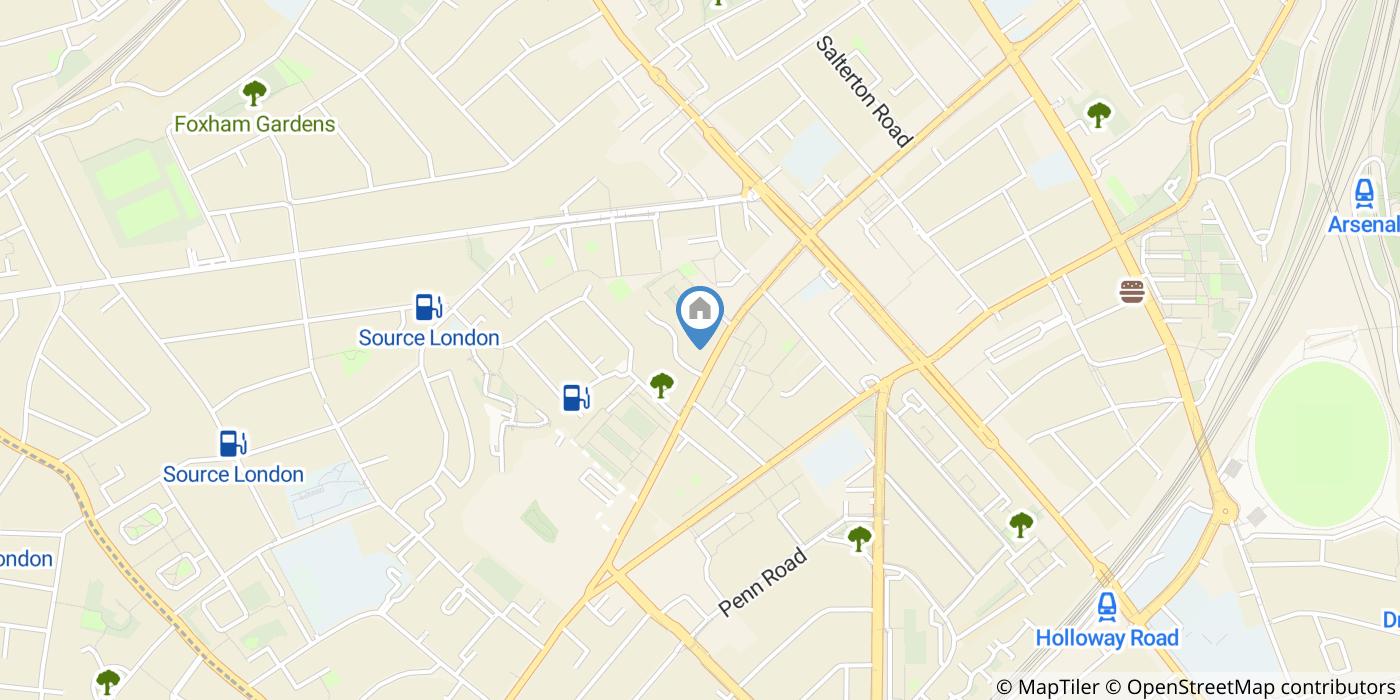 1 Bed Flat, Parkhurst Road, N7