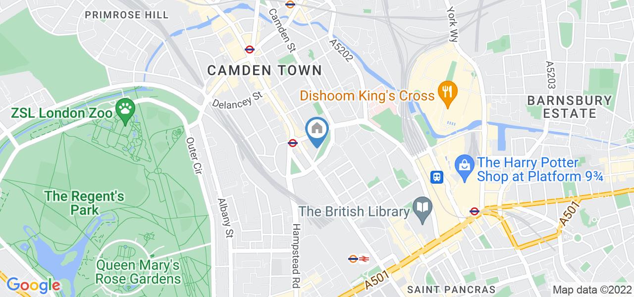 Studio Flat, Oakley Square, NW1