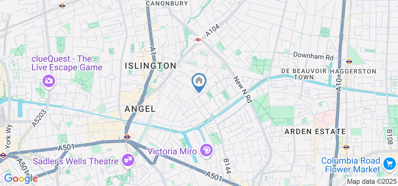 1 Bed Flat, Packington Street, N1