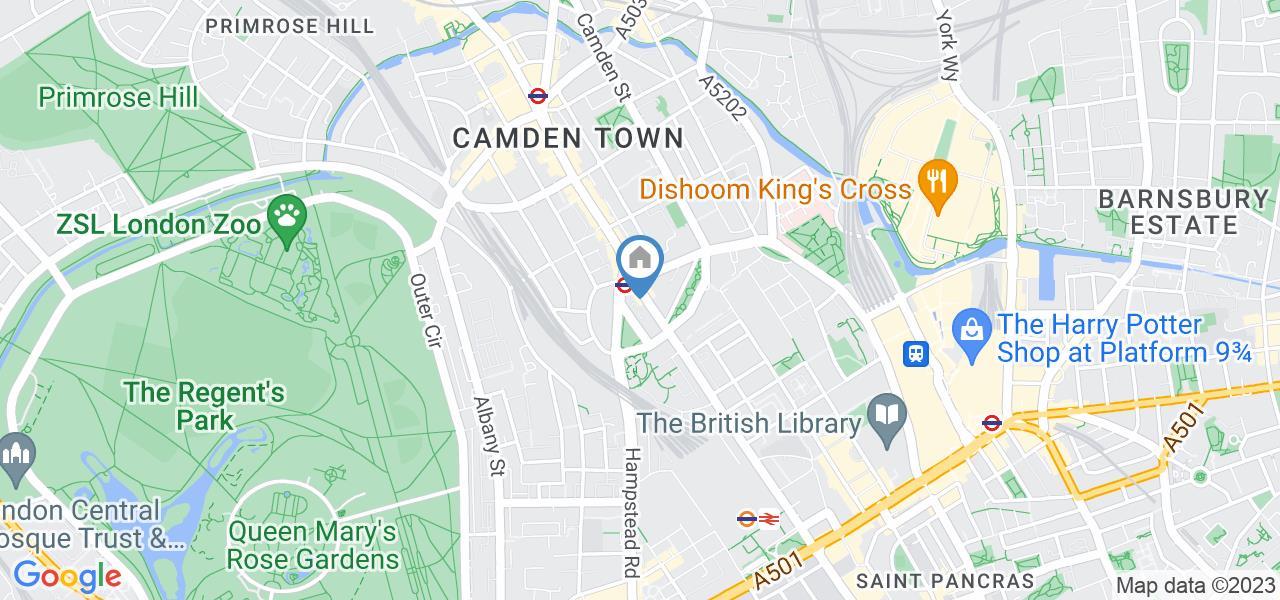 Studio Flat, Eversholt Street, NW1