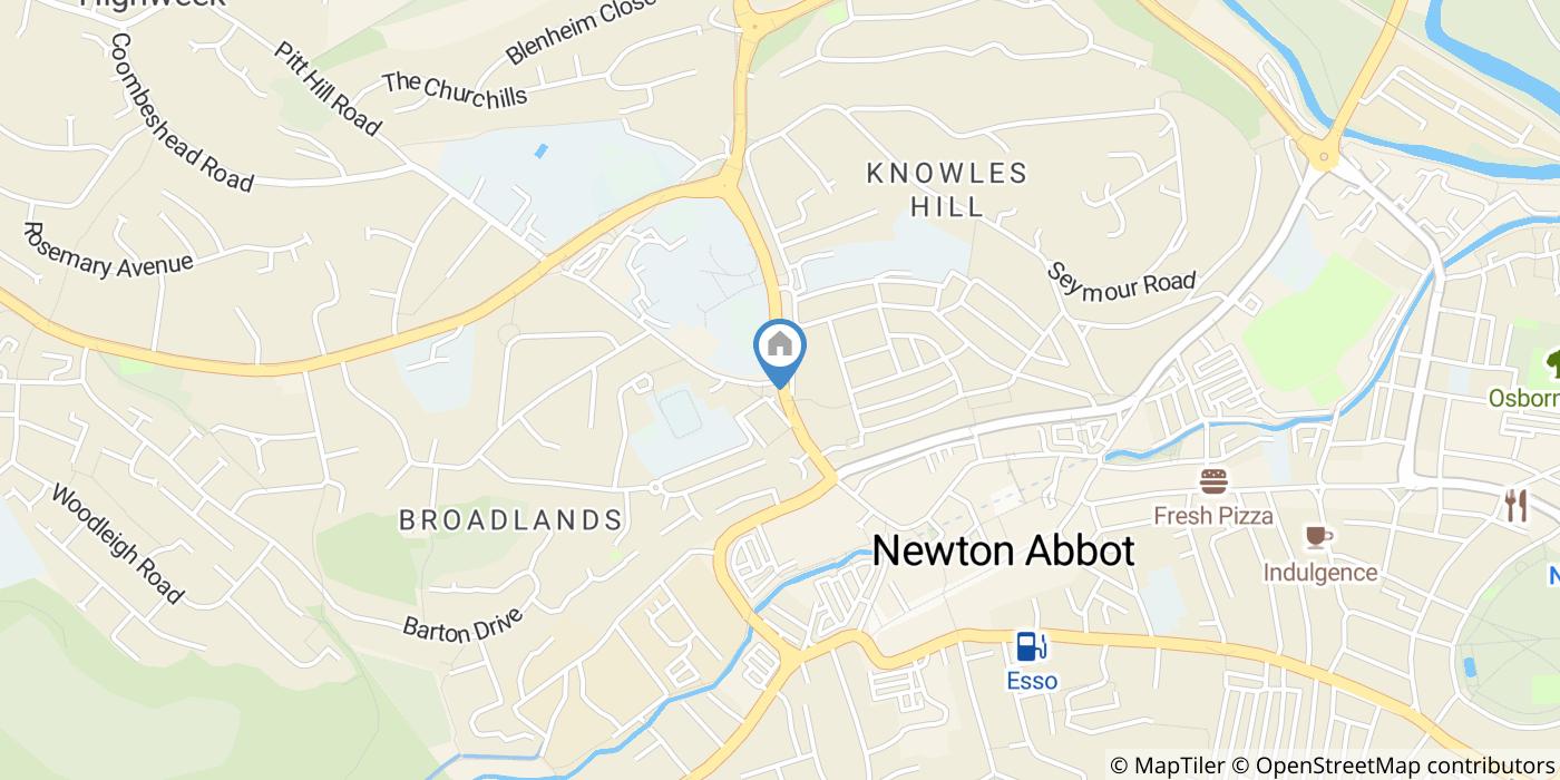 1 Bed Flat, Highweek Road, TQ12