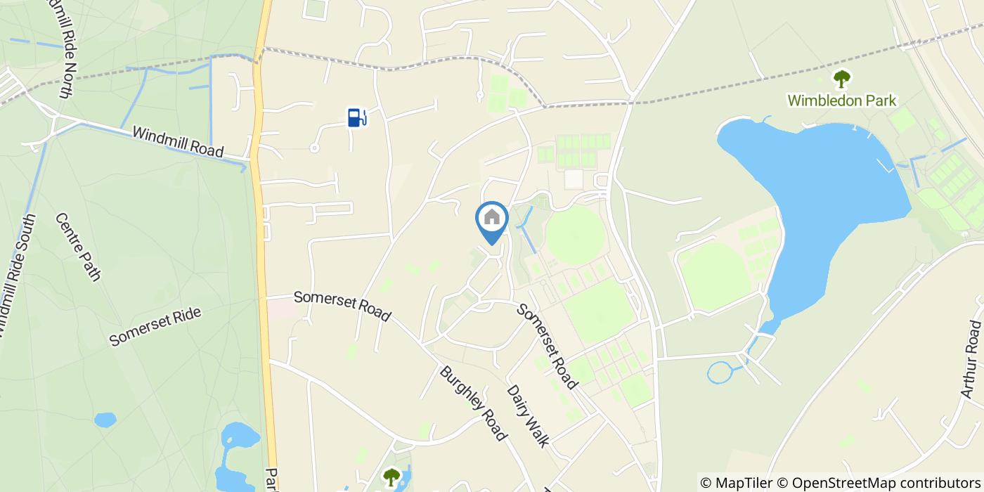 2 Bed Flat, Somerset House, SW19